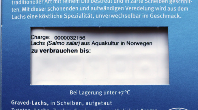 Hinweis Aquakultur, Friedrichs Original Graved-Lachs