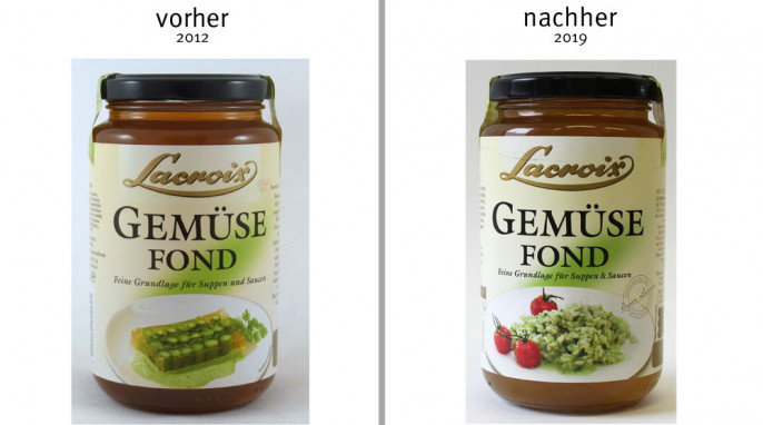 alt: Lacroix Gemüse Fond, 2012; neu: Lacroix Gemüse Fond, 2019