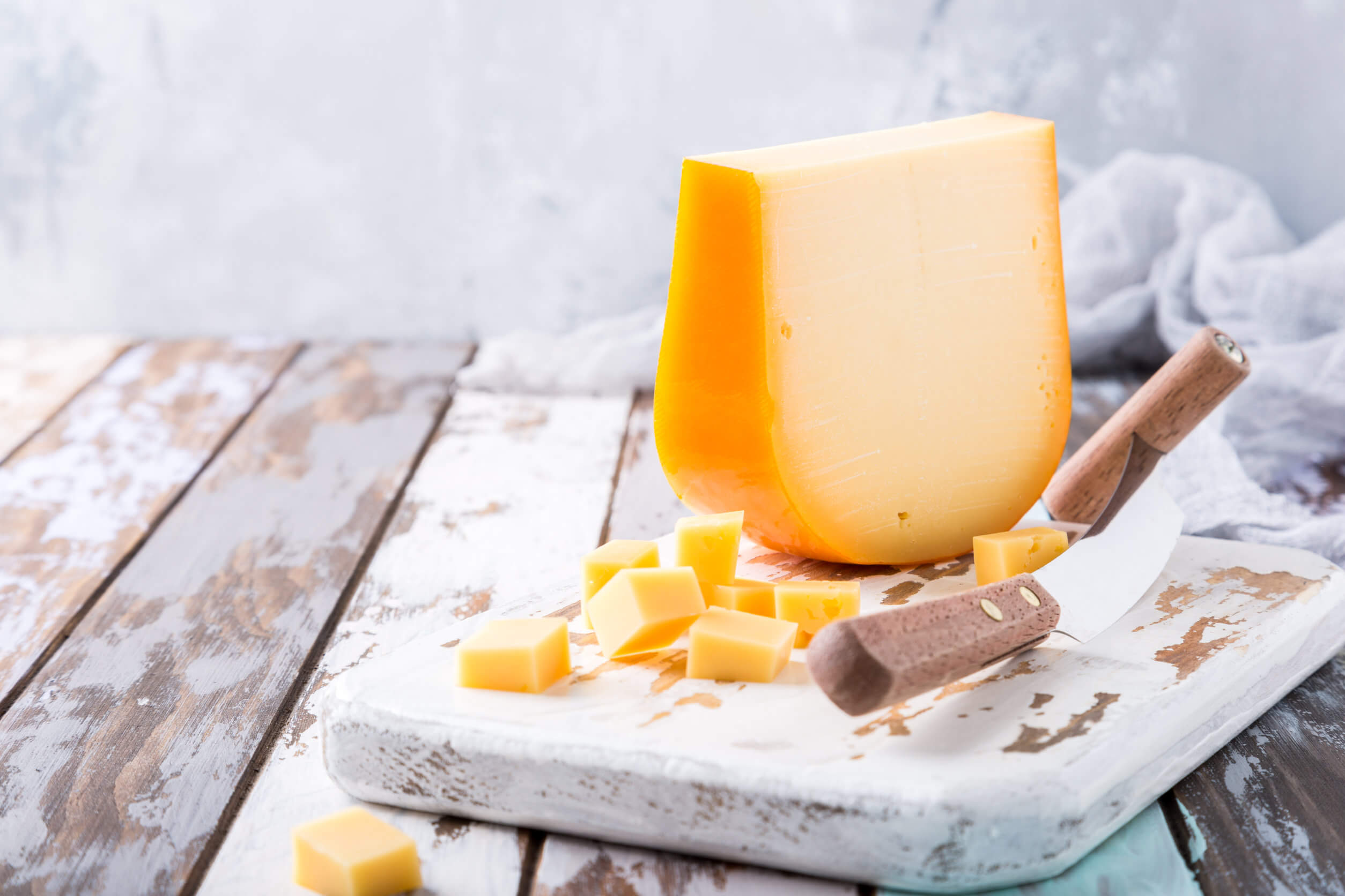Gouda mit mikrobiellem Lab Lebensmittelklarheit