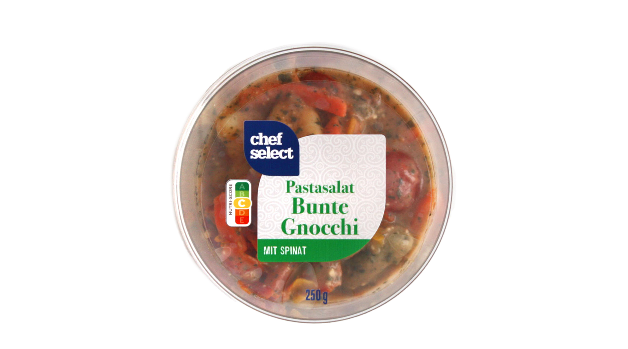 Chef Select Pasta Salat Lebensmittelklarheit | Bunte Gnocchi Spinat mit