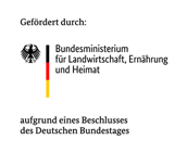 Gefördert durch: Bundesministerium für Landwirtschaft, Ernährung und Heimat aufgrund eines Beschlusses des Deutschen Bundestages