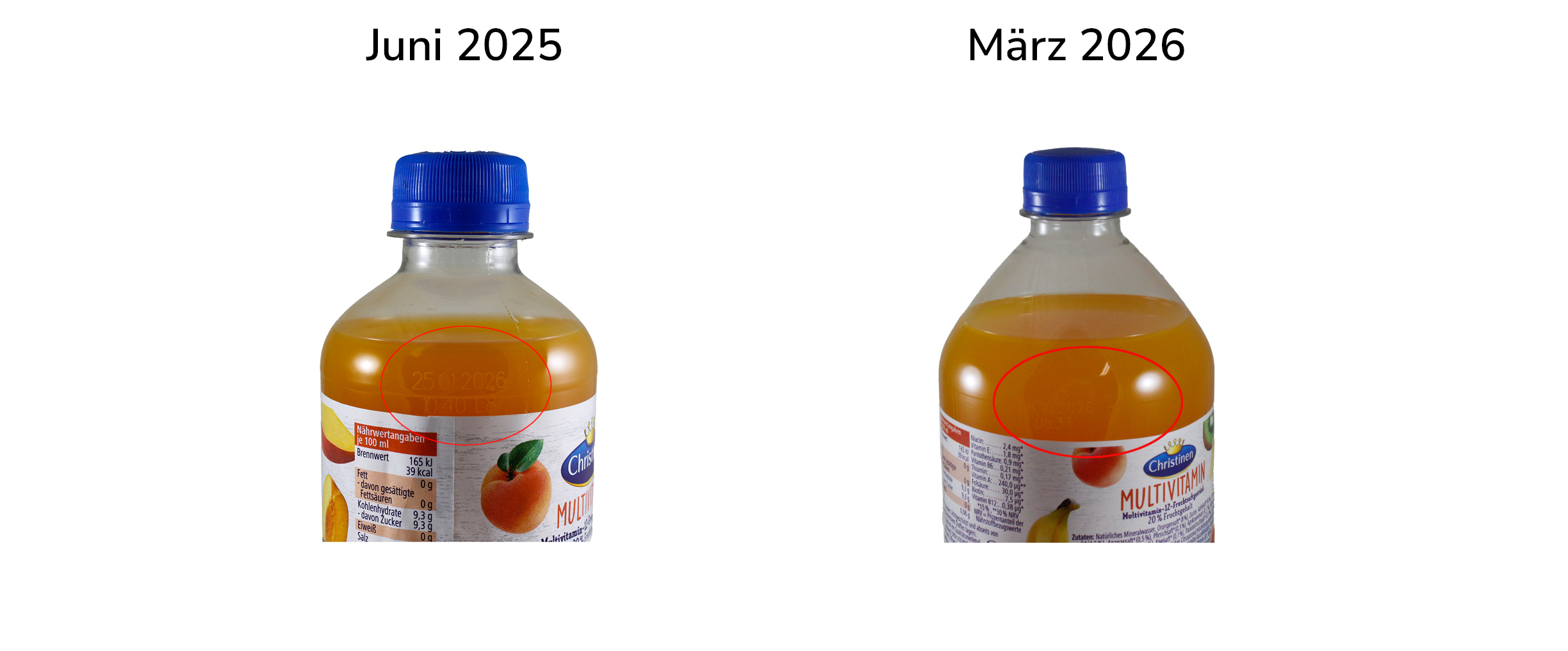 Mindesthaltbarkeitsdatum, Christinen Multivitamin Mindesthaltbarkeitsdatum, Christinen Multivitamin