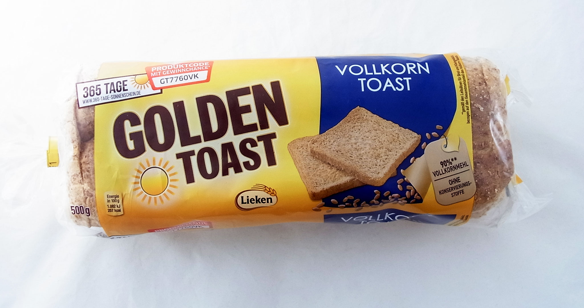 Lieken Golden Toast Vollkorntoast | Lebensmittelklarheit