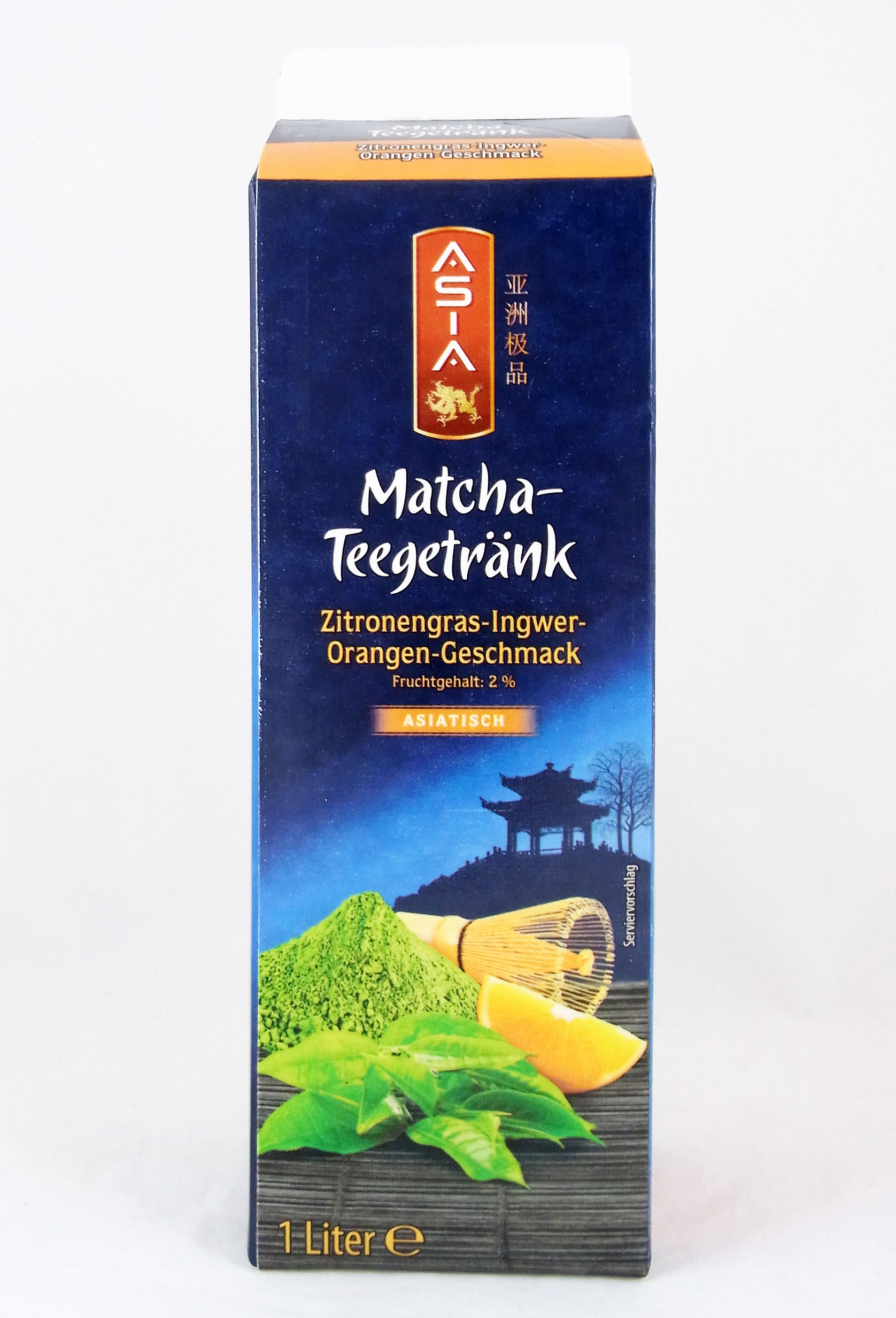 Asia Matcha-Teegetränk Zitronengras-Ingwer-Orangen-Geschmack ...