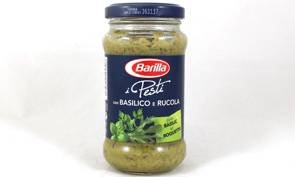 fajance forsætlig Elendig Barilla Pesto mit Basilikum und Rucola | Lebensmittelklarheit