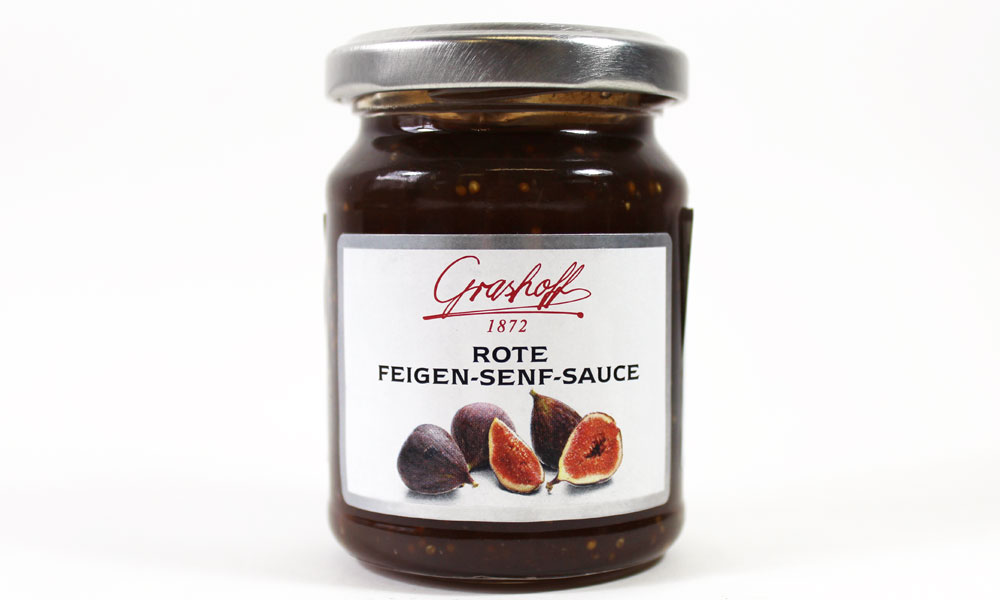 Grashoff Rote Feigen-Senf-Sauce | Lebensmittelklarheit