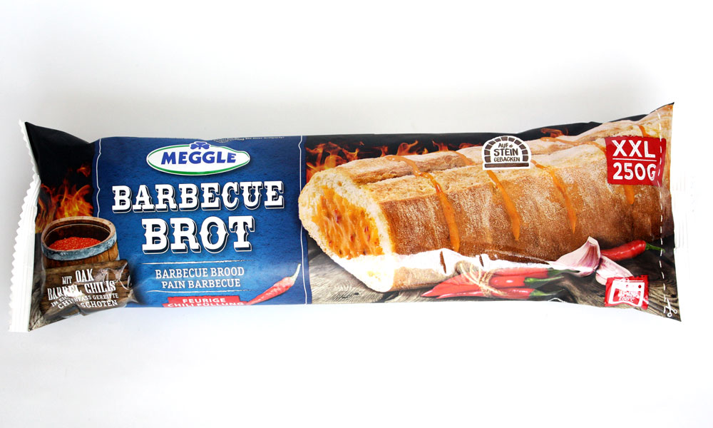 Meggle Barbecue Brot Feurige Chili-Füllung | Lebensmittelklarheit