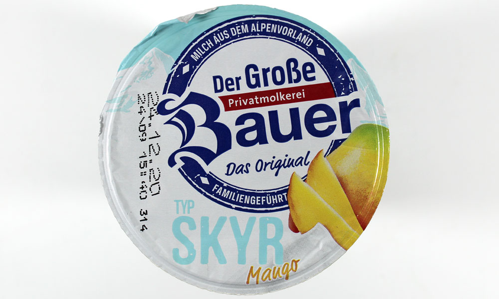 Der große Bauer Typ Skyr | Lebensmittelklarheit | 