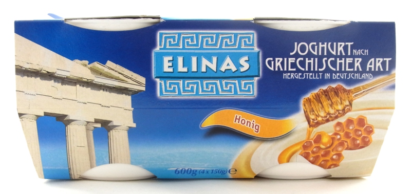 Elinas Joghurt nach griechischer Art, Honig | Lebensmittelklarheit