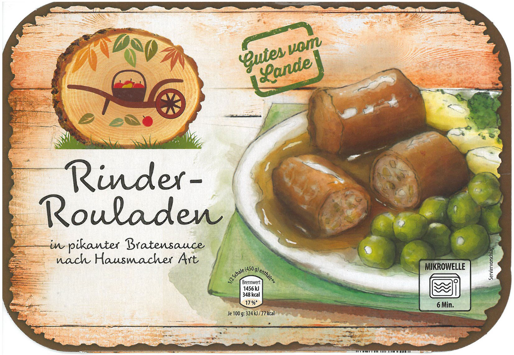 Rinder-Rouladen in pikanter Bratensauce nach Hausmacher Art ...