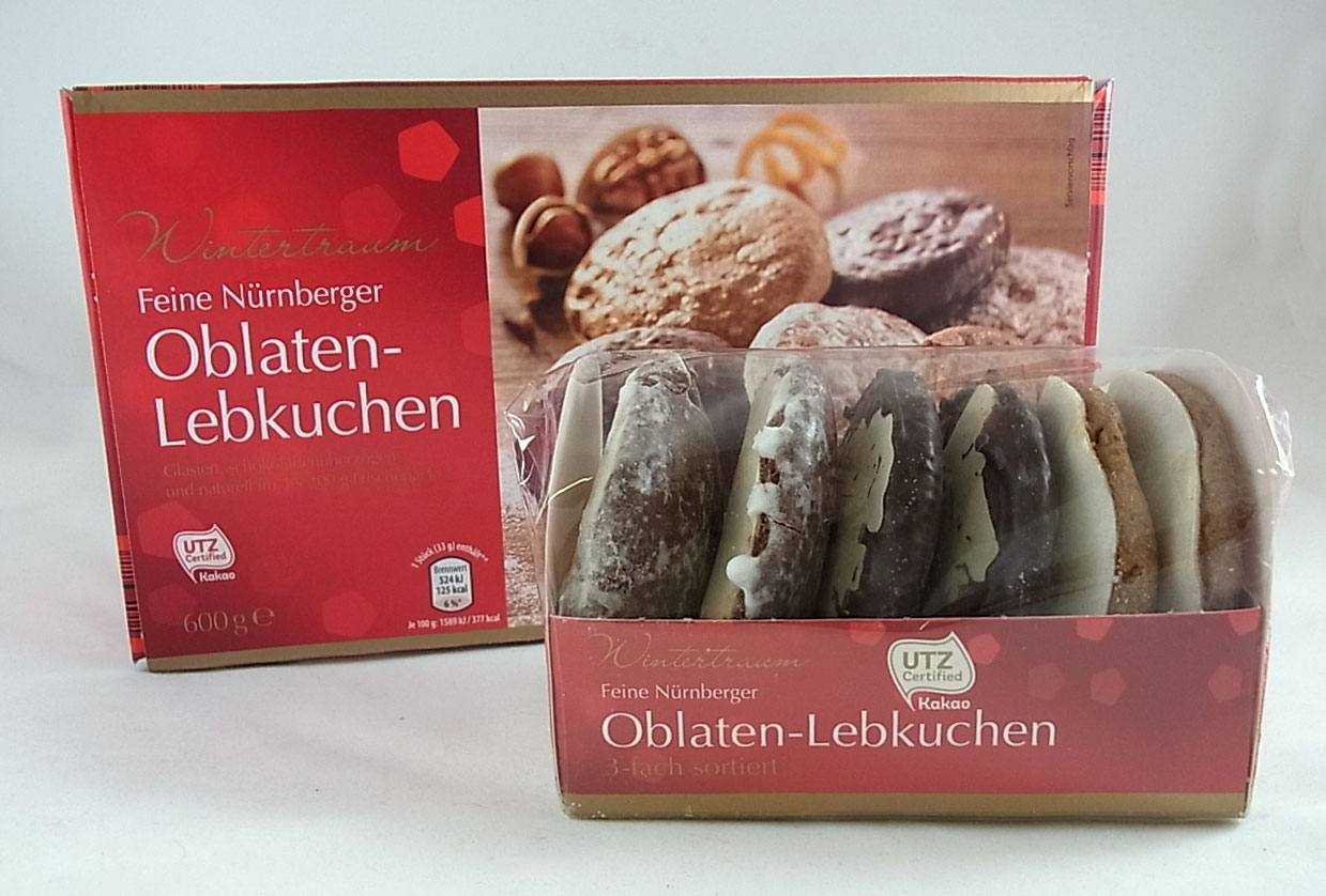 Burg Wintertraum Feine Nürnberger Oblaten-Lebkuchen | Lebensmittelklarheit