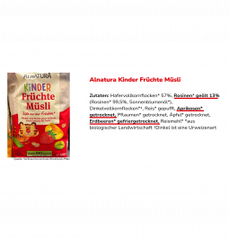 Alnatura Müsli Alnatura Müsli