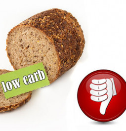 Brot mit Label "Low Carb"