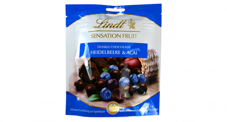 Lindt Sensation Fruit Dunkle Chocolade Heidelbeere & Acai Lindt Sensation Fruit Dunkle Chocolade Heidelbeere & Acai