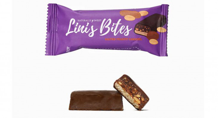 Lini’sBites Salted Peanut Caramel Riegel