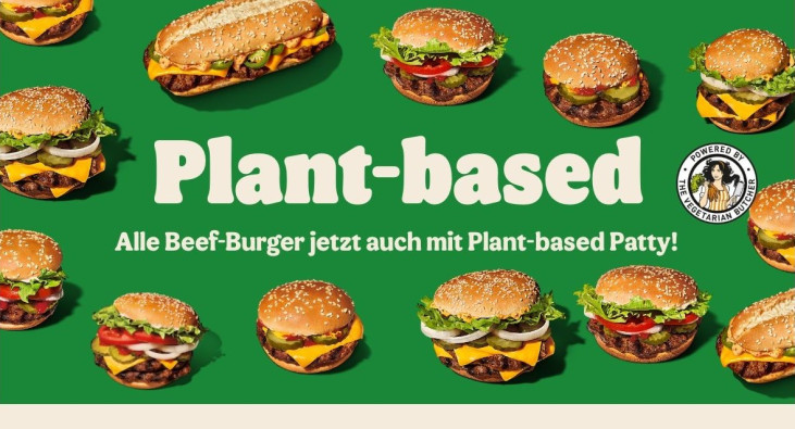 Werbung „Plant-based“, burgerking.de, 13.07.2023