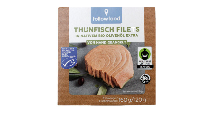 followfood Thunfisch Filets in nativem Bio Olivenöl extra