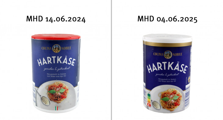 Cucina Nobile Hartkäse, Hergestellt für Icewind; Hersteller: Fallini Formaggi Srl