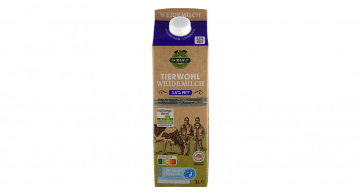 Fair & Gut Tierwohl Weidemilch