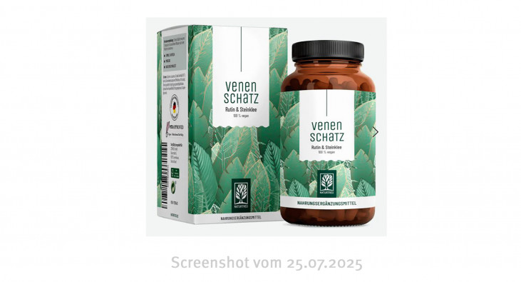 Naturtreu Venen Schatz, Naturtreu.de, 25.07.2025