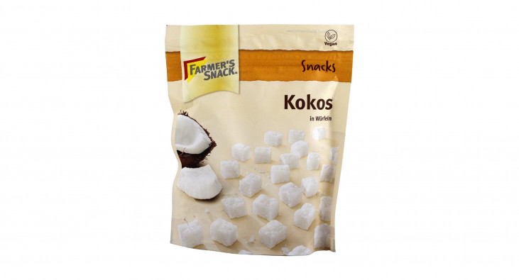 Farmer’s Snack Kokos in Würfeln 