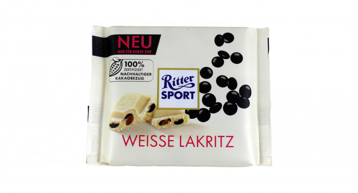 Ritter Sport Weisse Lakritz