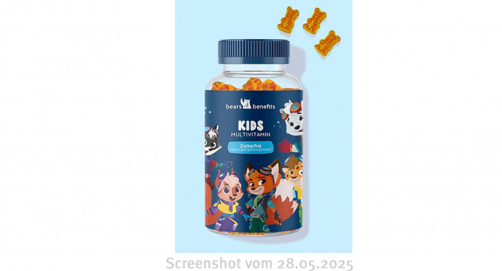 Edurino Kids Multivitamin, Bears-with-Benefits.com, 28.05.2025