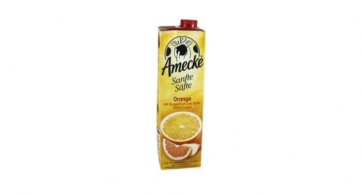 Amecke Sanfte Säfte Orange mit Grapefruit und Apfel