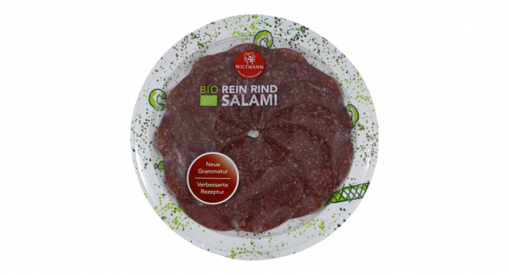 Wiltmann Bio Rein Rind Salami 