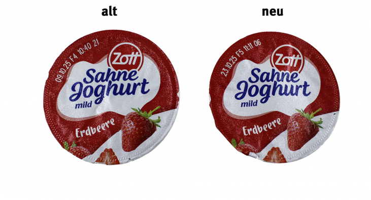 Zott Sahnejoghurt Erdbeere, 150 und 140 g Zott Sahnejoghurt Erdbeere, 150 und 140 g