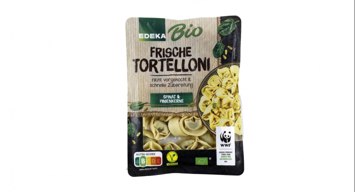 Edeka Bio Frische Tortelloni Spinat & Pinienkerne 