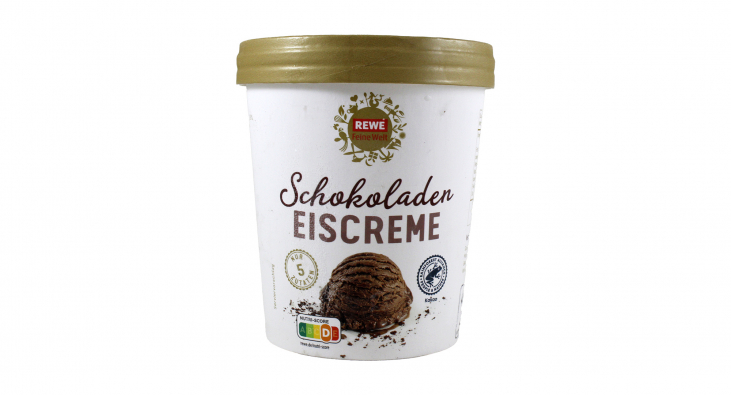 Rewe Feine Welt Schokoladen-Eiscreme