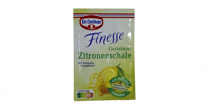 Dr. Oetker Finesse Geriebene Zitronenschale Dr. Oetker Finesse Geriebene Zitronenschale