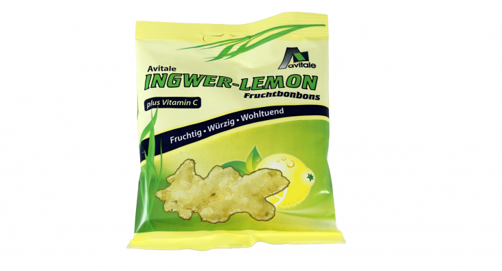Avitale Ingwer-Lemon Fruchtbonbons
