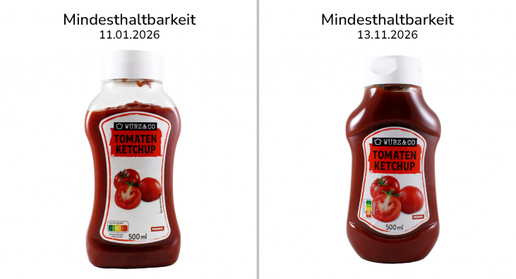 Würz & Co Tomaten Ketchup, Mindesthaltbarkeit 11.01.2026, 13.11.2026