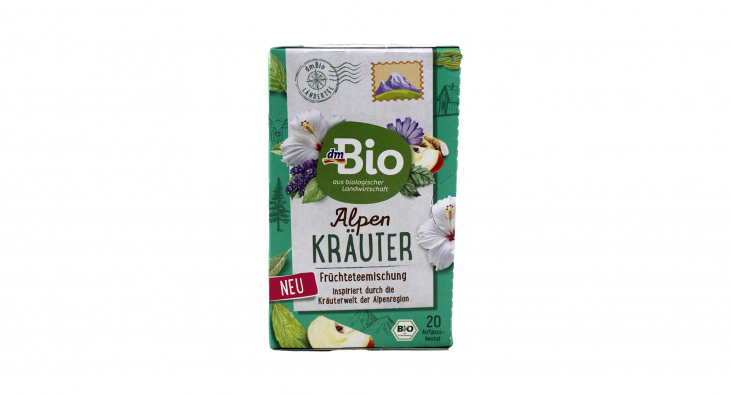 dm Bio Alpen Kräuter Früchteteemischung