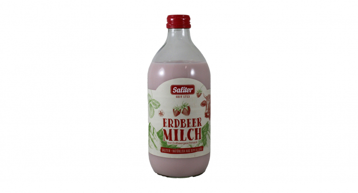 Saliter Erdbeermilch