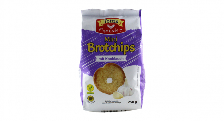 Tottis Mini Brotchips mit Knoblauch