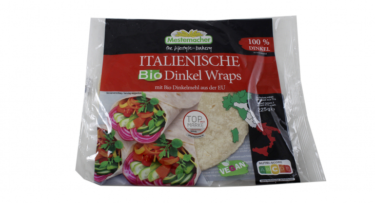Mestemacher Italienische Bio Dinkel Wraps Mestemacher Italienische Bio Dinkel Wraps
