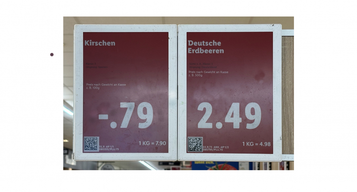 Kirschen und Erdbeeren, Lidl Gelnhausen, 27.05.2026 Kirschen und Erdbeeren, Lidl Gelnhausen, 27.05.2026