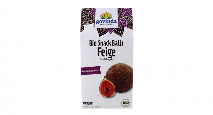 Govinda Bio Snack Balls Feige Govinda Bio Snack Balls Feige