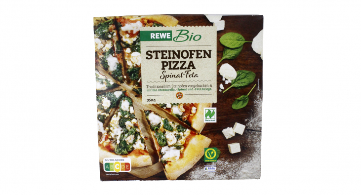 Rewe Bio Steinofen Pizza Spinat Feta Rewe Bio Steinofen Pizza Spinat Feta