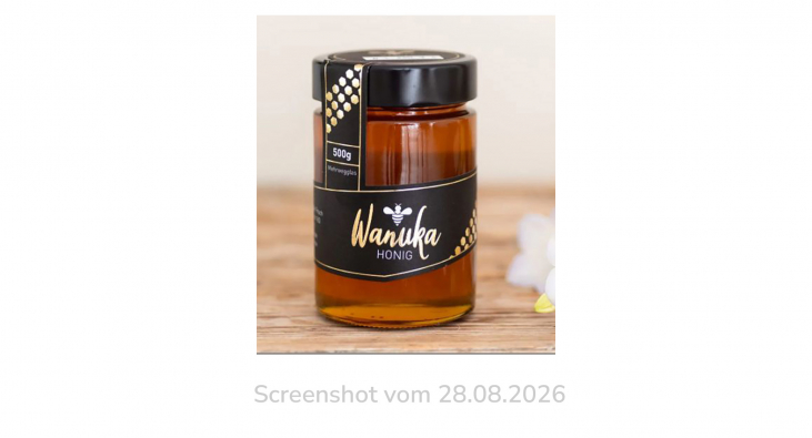 Wanuka Honig, wanuka.de, 28.08.2026 Wanuka Honig, wanuka.de, 28.08.2026