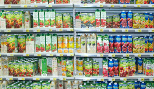 Säfte im Supermarkt