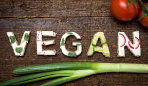 Schriftzug vegan Schriftzug vegan