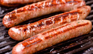 Wurst auf dem Grill