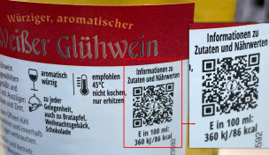 Kalorienangaben auf Wein