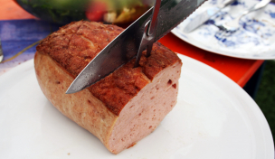 Leberkäse Scheiben