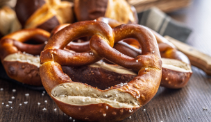 Brezel mit Salz