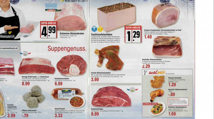 Angebot Frische Hähnchenschenkel, Edeka Angebotsflyer vom 12.-17.12.2016, Seite 9 